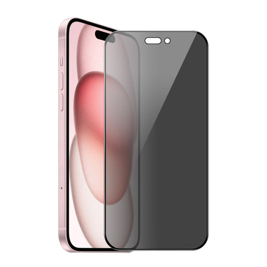 For iPhone 16 Plus ENKAY Hat-Prince 28 Degree Anti-peeping Tempered Glass Full Screen Film - iPhone 16 Plus Tempered Glass by ENKAY | Online Shopping South Africa | PMC Jewellery | Buy Now Pay Later Mobicred