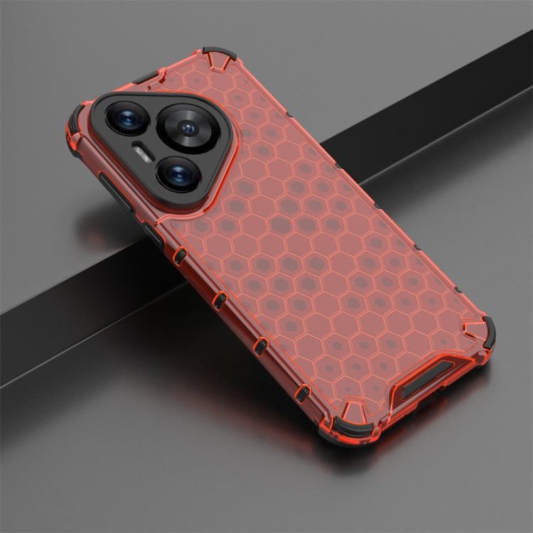 For Huawei Pura 70 Shockproof Honeycomb Phone Case(Red) - Huawei Cases by PMC Jewellery | Online Shopping South Africa | PMC Jewellery | Buy Now Pay Later Mobicred