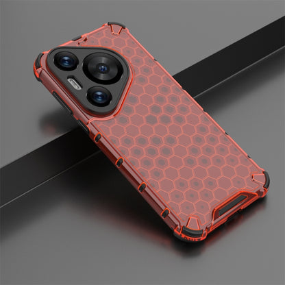 For Huawei Pura 70 Pro Shockproof Honeycomb Phone Case(Red) - Huawei Cases by PMC Jewellery | Online Shopping South Africa | PMC Jewellery | Buy Now Pay Later Mobicred