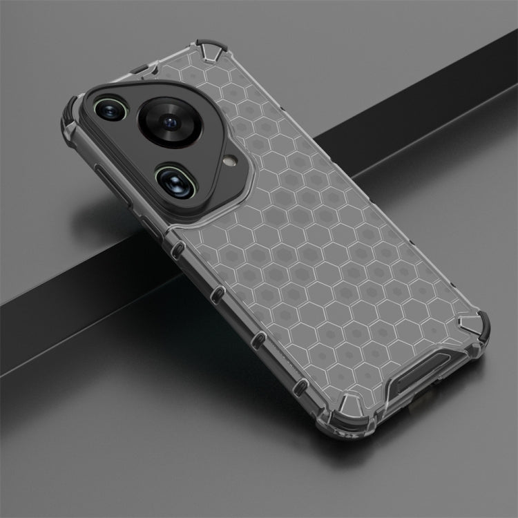 For Huawei Pura 70 Ultra Shockproof Honeycomb Phone Case(Black) - Huawei Cases by PMC Jewellery | Online Shopping South Africa | PMC Jewellery | Buy Now Pay Later Mobicred