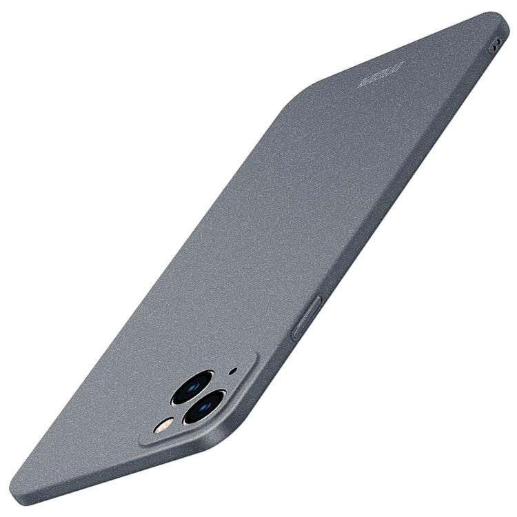 For iPhone 15 Pro Max MOFI Fandun Series Frosted PC Ultra-thin All-inclusive Phone Case(Gray) - iPhone 15 Pro Max Cases by MOFI | Online Shopping South Africa | PMC Jewellery