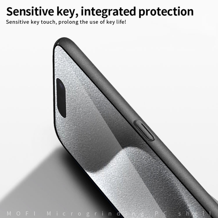 For iPhone 16 Plus MOFI Fandun Series Frosted PC Ultra-thin All-inclusive Phone Case(Red) - iPhone 16 Plus Cases by MOFI | Online Shopping South Africa | PMC Jewellery | Buy Now Pay Later Mobicred