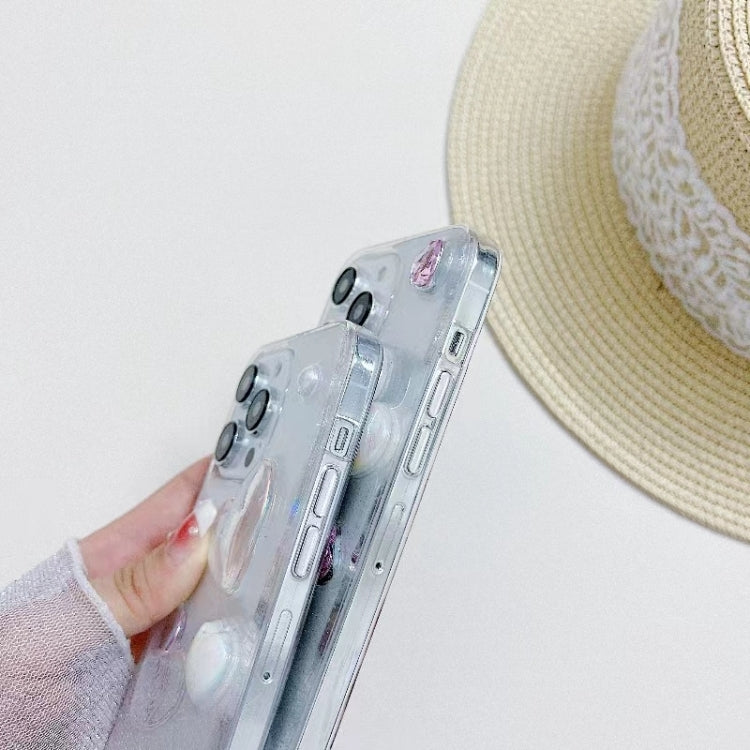 For iPhone 11 Pro Love Epoxy TPU Phone Case(Transparent) - free shipping - PMC TechLife - Order now!