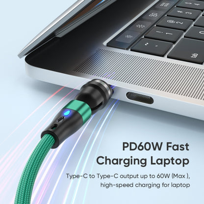 ENKAY PD60W Type-C to Type-C / 8 Pin Magnetic 540 Degrees Rotating Fast Charging Cable, Length:1m(Black) - Charging Cable & Head by ENKAY | Online Shopping South Africa | PMC Jewellery | Buy Now Pay Later Mobicred