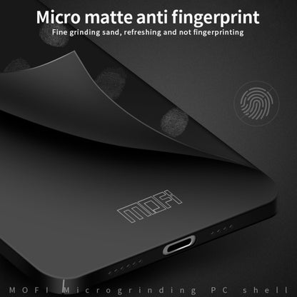 For iPhone 16 Plus MOFI Frosted PC Ultra-thin Hard Phone Case(Black) - iPhone 16 Plus Cases by MOFI | Online Shopping South Africa | PMC Jewellery | Buy Now Pay Later Mobicred