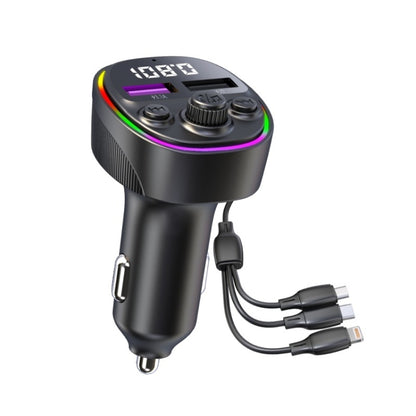 CS1 MP3 Player Bluetooth FM Transmitter 66W 3-In-1 Car Fast Charger - Car Charger by PMC Jewellery | Online Shopping South Africa | PMC Jewellery | Buy Now Pay Later Mobicred