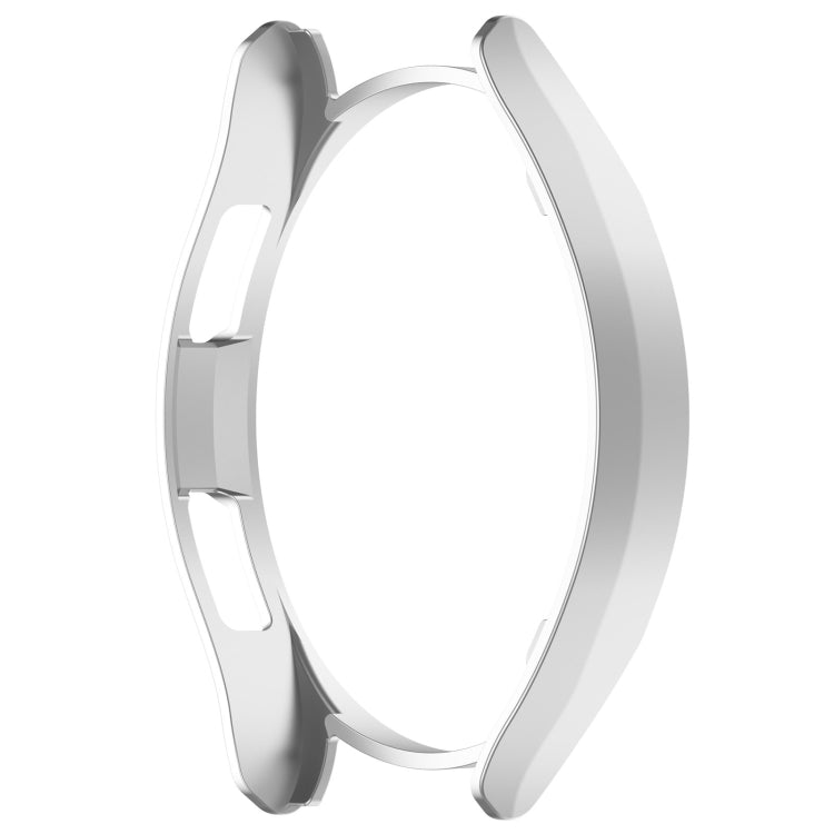 For Samsung Galaxy Watch 6 Classic 47mm Half Coverage Hollow PC Watch Protective Case(Silver) - Watch Cases by PMC TechLife | Online Shopping South Africa | PMC TechLife