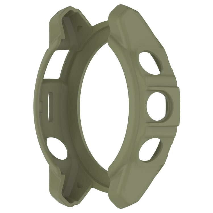 For Garmin Epix Pro 51mm / Fenix 7X / 7X Pro Armored TPU Half Wrapped Watch Protective Case(Green) - Watch Cases by PMC Jewellery | Online Shopping South Africa | PMC Jewellery