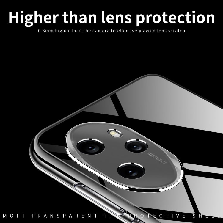 For Honor 100 Pro MOFI Ming Series Ultra-thin TPU Phone Case(Transparent) - Honor Cases by MOFI | Online Shopping South Africa | PMC Jewellery