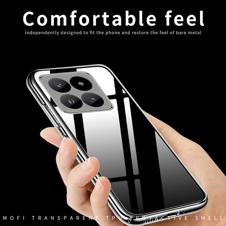 For Xiaomi 14 Pro MOFI Ming Series Ultra-thin TPU Phone Case(Transparent) - 14 Pro Cases by MOFI | Online Shopping South Africa | PMC Jewellery