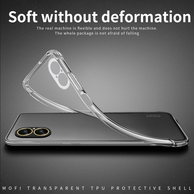 For Realme C67 4G MOFI Ming Series Ultra-thin TPU Phone Case(Transparent) - C67 Cases by MOFI | Online Shopping South Africa | PMC Jewellery