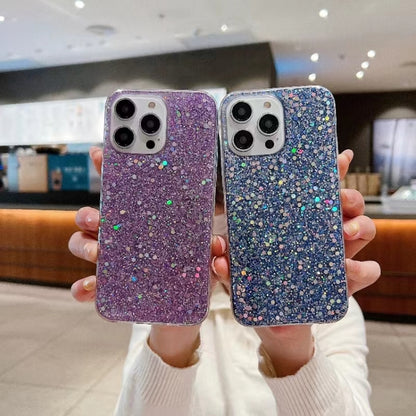 For iPhone 16 Plus Glitter Sequins Epoxy TPU Phone Case(Pink) - iPhone 16 Plus Cases by PMC Jewellery | Online Shopping South Africa | PMC Jewellery | Buy Now Pay Later Mobicred