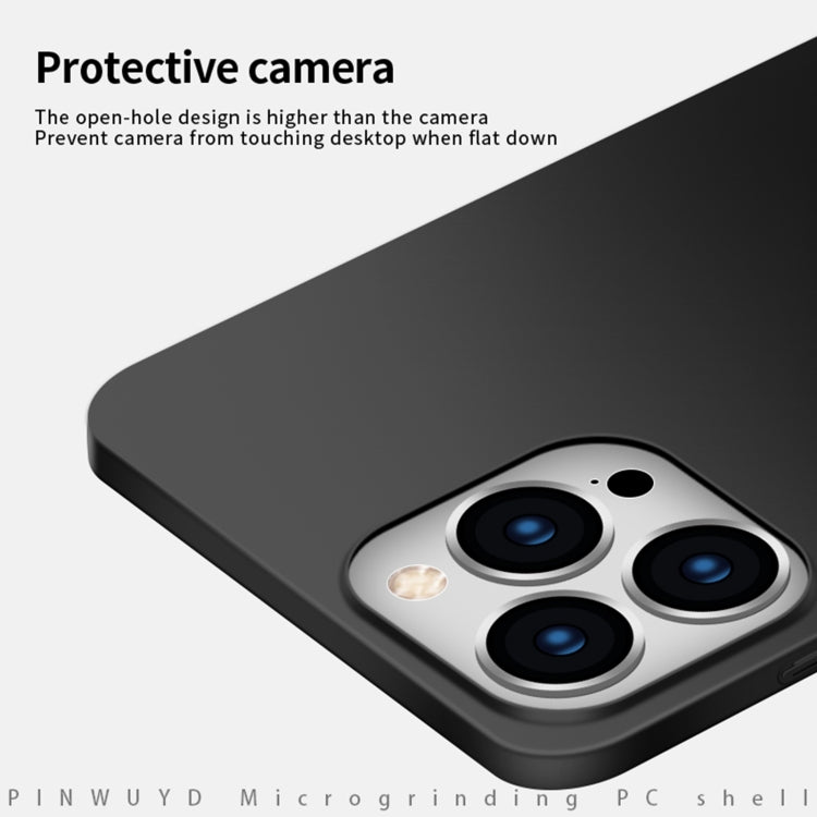 For iPhone 16 Pro Max PINWUYO Micro-Frosted PC Ultra-thin Hard Phone Case with Magsafe Magnetic Ring(Red) - free shipping - PMC Jewellery - Order now!
