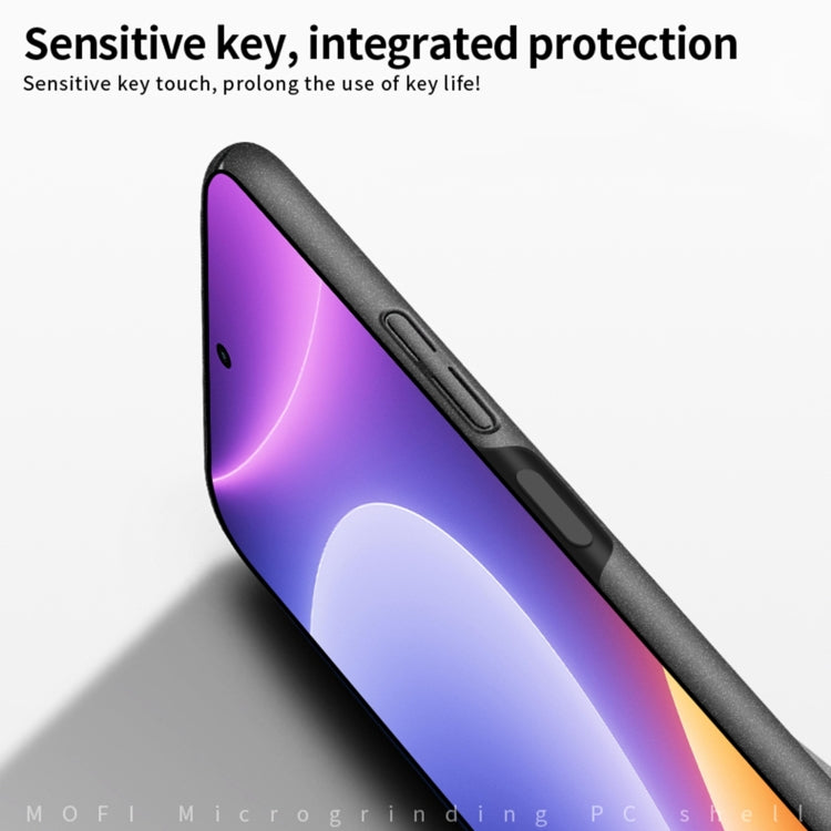 For Xiaomi Redmi Note 12 Turbo /Poco F5 5G MOFI Fandun Series Frosted PC Ultra-thin All-inclusive Phone Case(Gray) - Xiaomi Cases by MOFI | Online Shopping South Africa | PMC TechLife