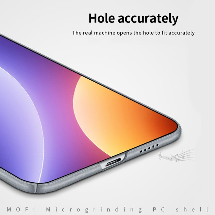 For Xiaomi Redmi Note 12 Turbo /Poco F5 5G MOFI Fandun Series Frosted PC Ultra-thin All-inclusive Phone Case(Gray) - Xiaomi Cases by MOFI | Online Shopping South Africa | PMC TechLife