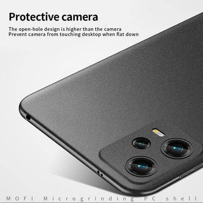 For Xiaomi Redmi Note 12 Global /Poco X5 5G MOFI Fandun Series Frosted PC Ultra-thin All-inclusive Phone Case(Black) - Xiaomi Cases by MOFI | Online Shopping South Africa | PMC Jewellery