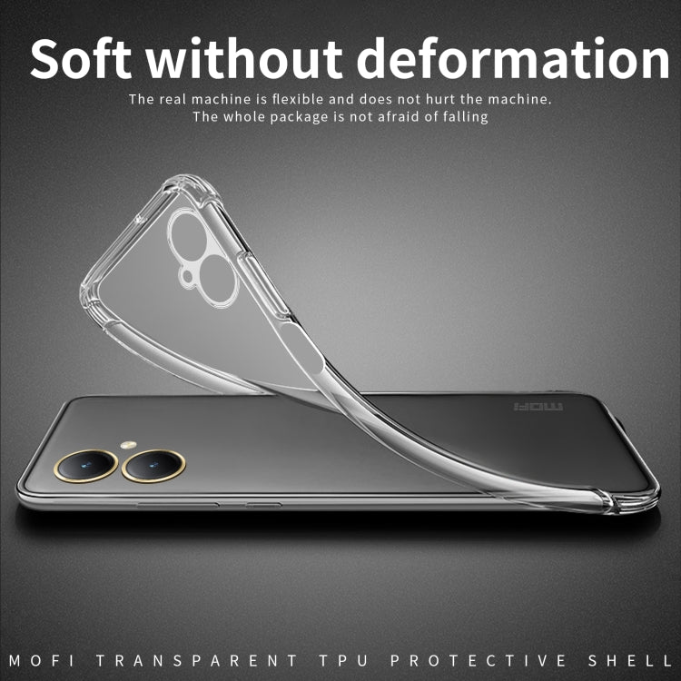 For vivo Y35+/Y35M+ MOFI Ming Series Ultra-thin TPU Phone Case(Transparent) - vivo Cases by MOFI | Online Shopping South Africa | PMC Jewellery