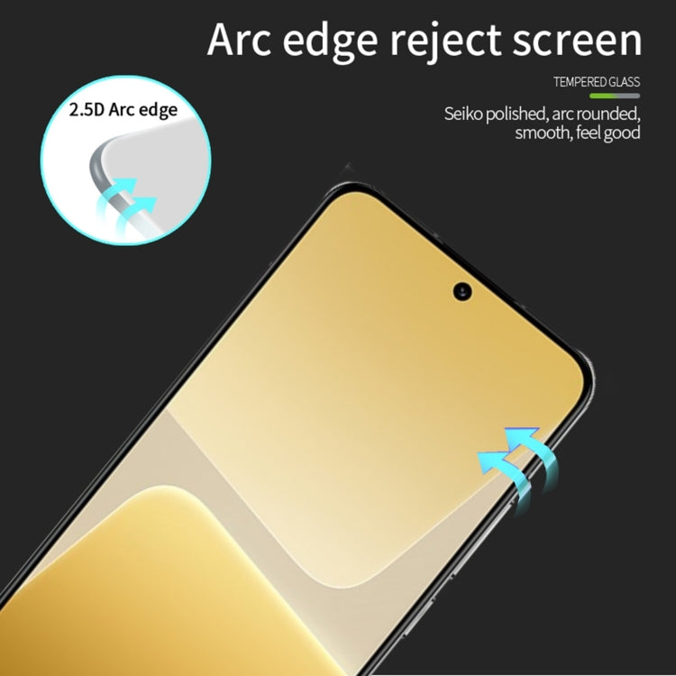 For Xiaomi 14 MOFI 9H 2.5D Full Screen Tempered Glass Film(Black) -  by MOFI | Online Shopping South Africa | PMC Jewellery