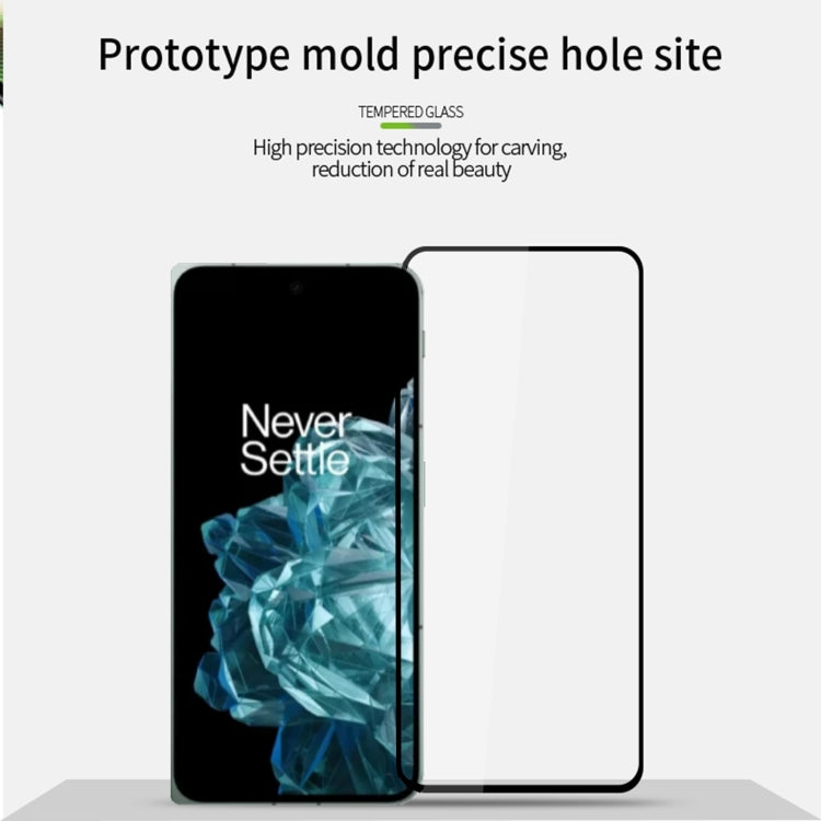 For OnePlus Open MOFI 9H 2.5D Full Screen Tempered Glass Film(Black) - OnePlus Tempered Glass by MOFI | Online Shopping South Africa | PMC Jewellery