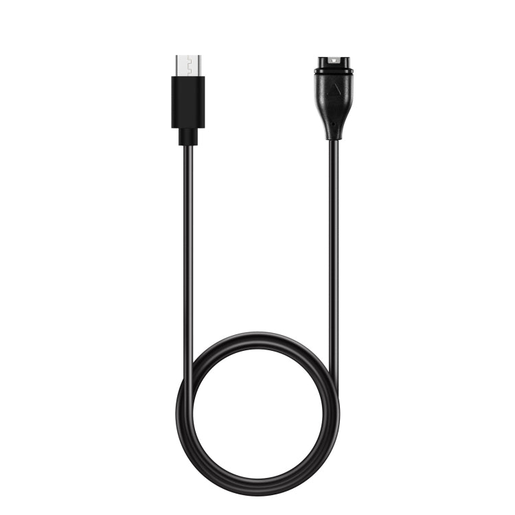 For Garmin  Instinct Type-C Port Watch Charger With Data Transmission(Black) - Charger by PMC TechLife | Online Shopping South Africa | PMC TechLife | Buy Now Pay Later Mobicred