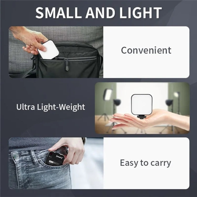 JMARY FM-48R Dimmable Photography LED Fill Light Portable Mini Camera Phone Fill Light -  by Jmary | Online Shopping South Africa | PMC TechLife | Buy Now Pay Later Mobicred