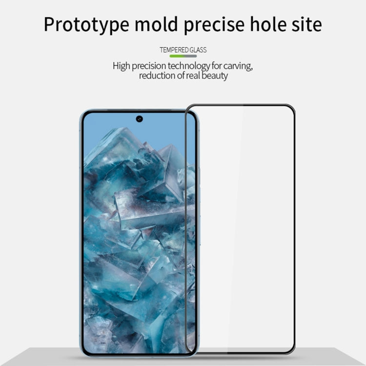 For Google Pixel 9 PINWUYO 9H 3D Full Screen Explosion-proof Tempered Glass Film(Black) - Google Tempered Glass by PINWUYO | Online Shopping South Africa | PMC TechLife | Buy Now Pay Later Mobicred