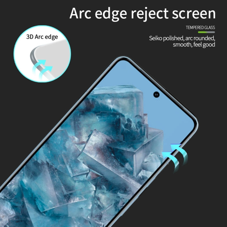 For Google Pixel 9 PINWUYO 9H 3D Full Screen Explosion-proof Tempered Glass Film(Black) - Google Tempered Glass by PINWUYO | Online Shopping South Africa | PMC TechLife | Buy Now Pay Later Mobicred