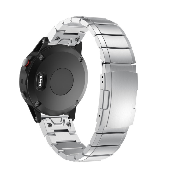 For Garmin Descent G1 22mm Titanium Alloy Quick Release Watch Band(Sliver) - Watch Bands by PMC TechLife | Online Shopping South Africa | PMC TechLife