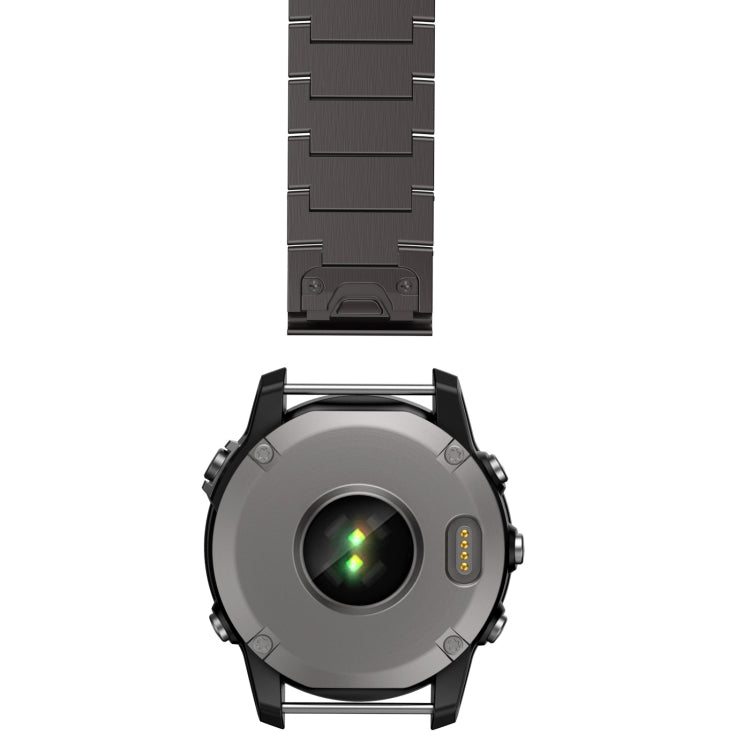 For Garmin D2 Delta PX 26mm Titanium Alloy Quick Release Watch Band(Sliver) - Watch Bands by PMC TechLife | Online Shopping South Africa | PMC TechLife