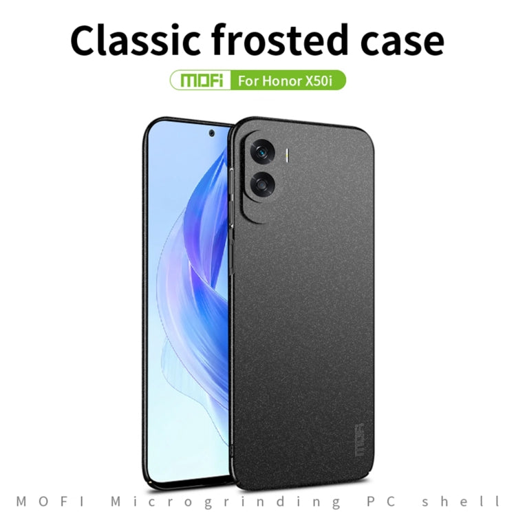 For Honor X50i / 90 Lite MOFI Fandun Series Frosted PC Ultra-thin All-inclusive Phone Case(Black) - Honor Cases by MOFI | Online Shopping South Africa | PMC Jewellery