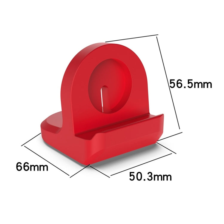 For Samsung Galaxy Watch6 / Watch6 Classic / Watch5 / Watch5 Pro JUNSUNMAY Silicone Charger Stand Non-Slip Base(Red) - Charger by JUNSUNMAY | Online Shopping South Africa | PMC Jewellery | Buy Now Pay Later Mobicred