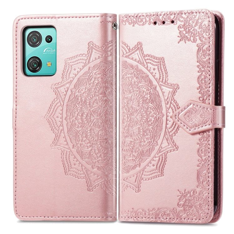 For Blackview C30 Pro Mandala Flower Embossed Leather Phone Case(Rose Gold) - More Brand by PMC Jewellery | Online Shopping South Africa | PMC Jewellery | Buy Now Pay Later Mobicred