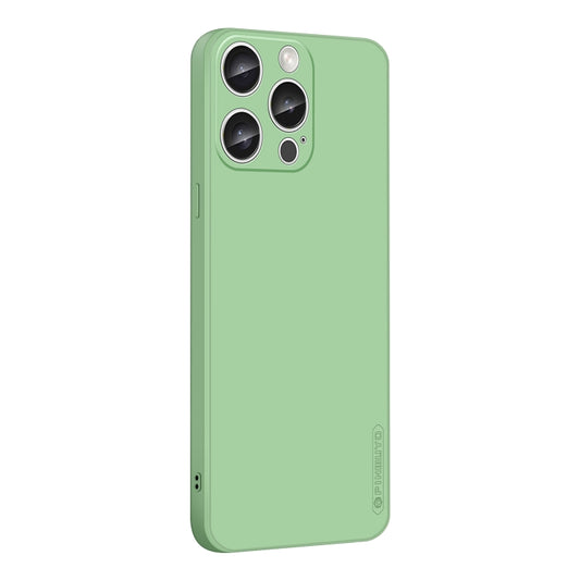 For iPhone 16 Pro PINWUYO Sense Series Liquid Silicone TPU Phone Case(Green) - iPhone 16 Pro Cases by PINWUYO | Online Shopping South Africa | PMC Jewellery | Buy Now Pay Later Mobicred