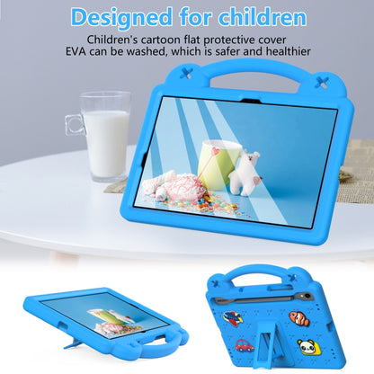 For Samsung Galaxy Tab S9 X710/X716B Handle Kickstand Children EVA Shockproof Tablet Case(Sky Blue) - Galaxy Tab S9 Cases by PMC Jewellery | Online Shopping South Africa | PMC Jewellery | Buy Now Pay Later Mobicred