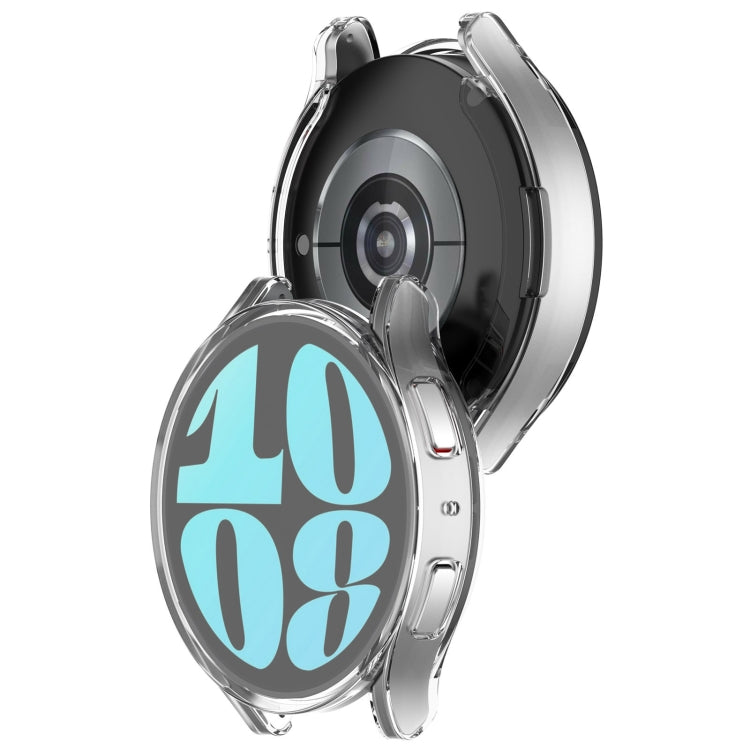 For Samsung Galaxy Watch 6 40mm Fully Enclosed TPU Watch Protective Case(Grey) - Watch Cases by PMC TechLife | Online Shopping South Africa | PMC TechLife