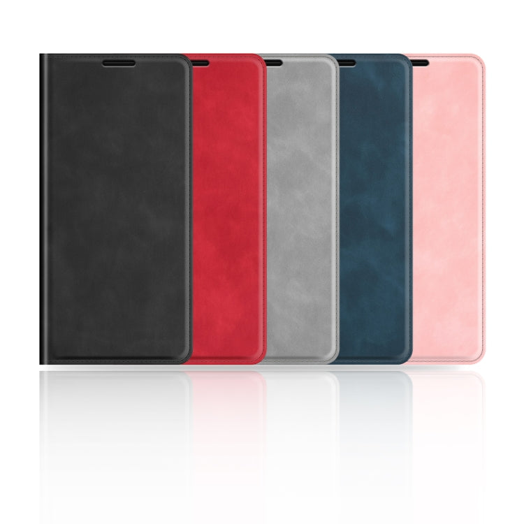 For OPPO K12 Retro-skin Magnetic Suction Leather Phone Case(Black) - OPPO Cases by PMC TechLife | Online Shopping South Africa | PMC TechLife | Buy Now Pay Later Mobicred