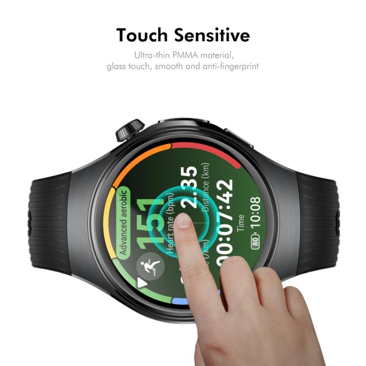 For Huawei Watch 5 42mm 5pcs ENKAY 3D Full Coverage Soft PC Edge PMMA HD Screen Film - free shipping - PMC TechLife - Order now!