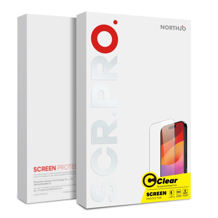 For iPhone 17 Air NORTHJO A++ Screen Protector Tempered Glass Film(Clear) - iPhone 17 Air Tempered Glass by NORTHJO | Online Shopping South Africa | PMC TechLife | Buy Now Pay Later Mobicred
