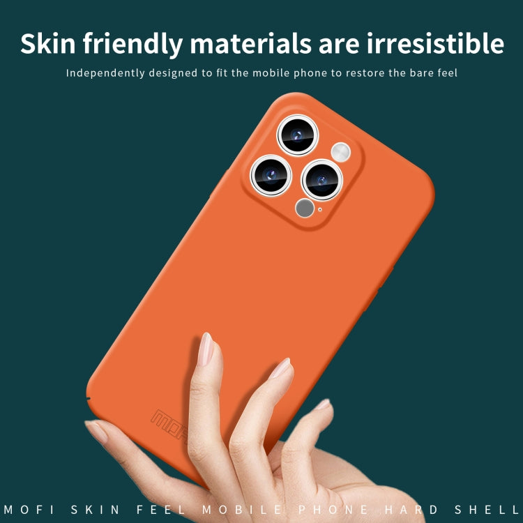 For iPhone 14 Pro Max MOFI Qin Series Skin Feel All-inclusive PC Phone Case(Gray) - iPhone 14 Pro Max Cases by MOFI | Online Shopping South Africa | PMC TechLife