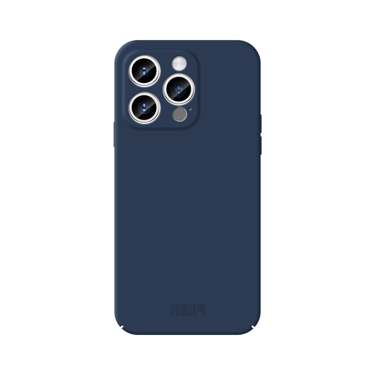 For iPhone 14 Pro MOFI Qin Series Skin Feel All-inclusive PC Phone Case(Blue) - iPhone 14 Pro Cases by MOFI | Online Shopping South Africa | PMC TechLife | Buy Now Pay Later Mobicred