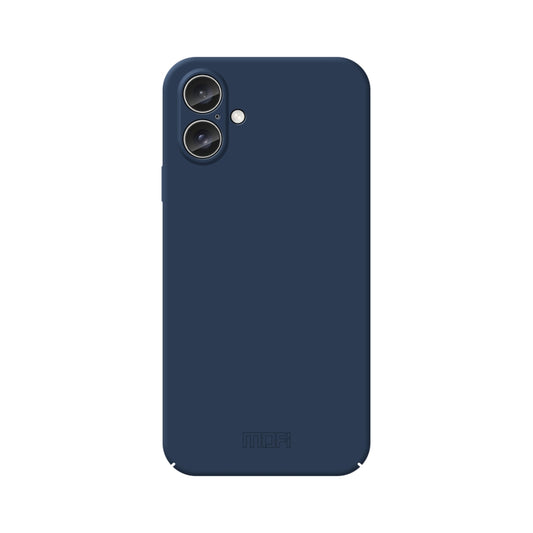 For iPhone 16 MOFI Qin Series Skin Feel All-inclusive PC Phone Case(Blue) - iPhone 16 Cases by MOFI | Online Shopping South Africa | PMC Jewellery | Buy Now Pay Later Mobicred