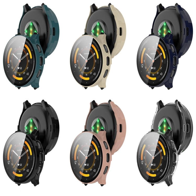 For Garmin Venu 3 PC + Tempered Film Integrated Watch Protective Case(Black) - free shipping - PMC TechLife - Order now!