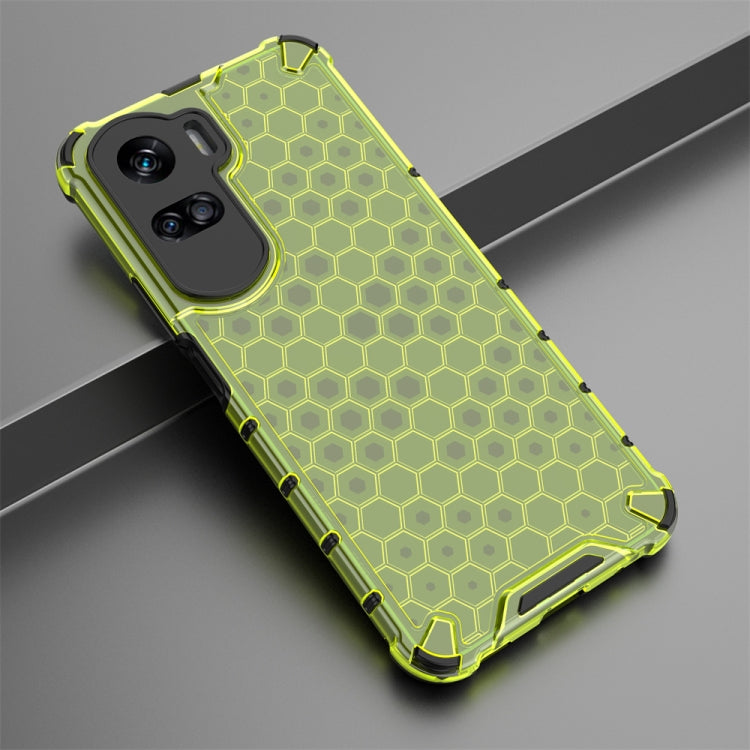 For Honor 90 Lite / X50i Shockproof Honeycomb Phone Case(Green) - Honor Cases by PMC TechLife | Online Shopping South Africa | PMC TechLife