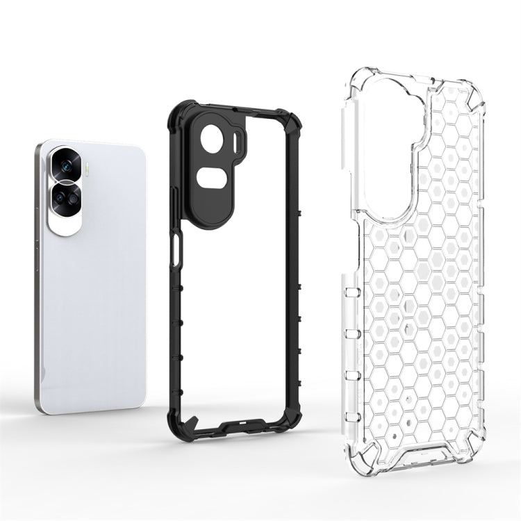 For Honor 90 Lite / X50i Shockproof Honeycomb Phone Case(Green) - Honor Cases by PMC TechLife | Online Shopping South Africa | PMC TechLife