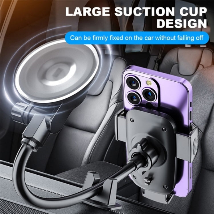X034 Universal Truck Bus Dashboard Flexible Adjustable Windshield Suction Cup Car Phone Holder(Green) - Car Holders by PMC TechLife | Online Shopping South Africa | PMC TechLife | Buy Now Pay Later Mobicred
