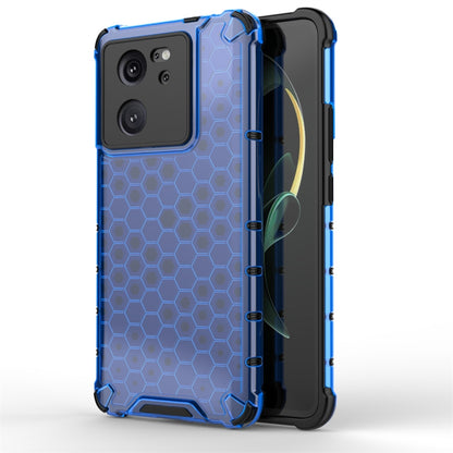 For Redmi K60 Ultra Shockproof Honeycomb Phone Case(Blue) - Redmi K60 Ultra Cases by PMC Jewellery | Online Shopping South Africa | PMC Jewellery | Buy Now Pay Later Mobicred