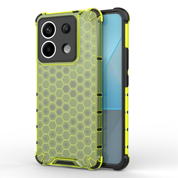 For Redmi Note 13 Pro 5G Shockproof Honeycomb Phone Case(Green) - Note 13 Pro Cases by PMC Jewellery | Online Shopping South Africa | PMC Jewellery