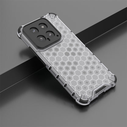 For Xiaomi 14 Shockproof Honeycomb Phone Case(White) - 14 Cases by PMC Jewellery | Online Shopping South Africa | PMC Jewellery | Buy Now Pay Later Mobicred