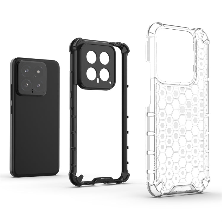 For Xiaomi 14 Shockproof Honeycomb Phone Case(White) - 14 Cases by PMC Jewellery | Online Shopping South Africa | PMC Jewellery | Buy Now Pay Later Mobicred