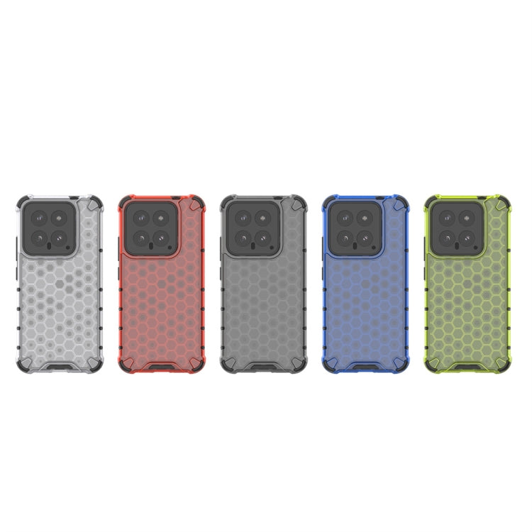 For Xiaomi 14 Shockproof Honeycomb Phone Case(Green) - 14 Cases by PMC TechLife | Online Shopping South Africa | PMC TechLife | Buy Now Pay Later Mobicred